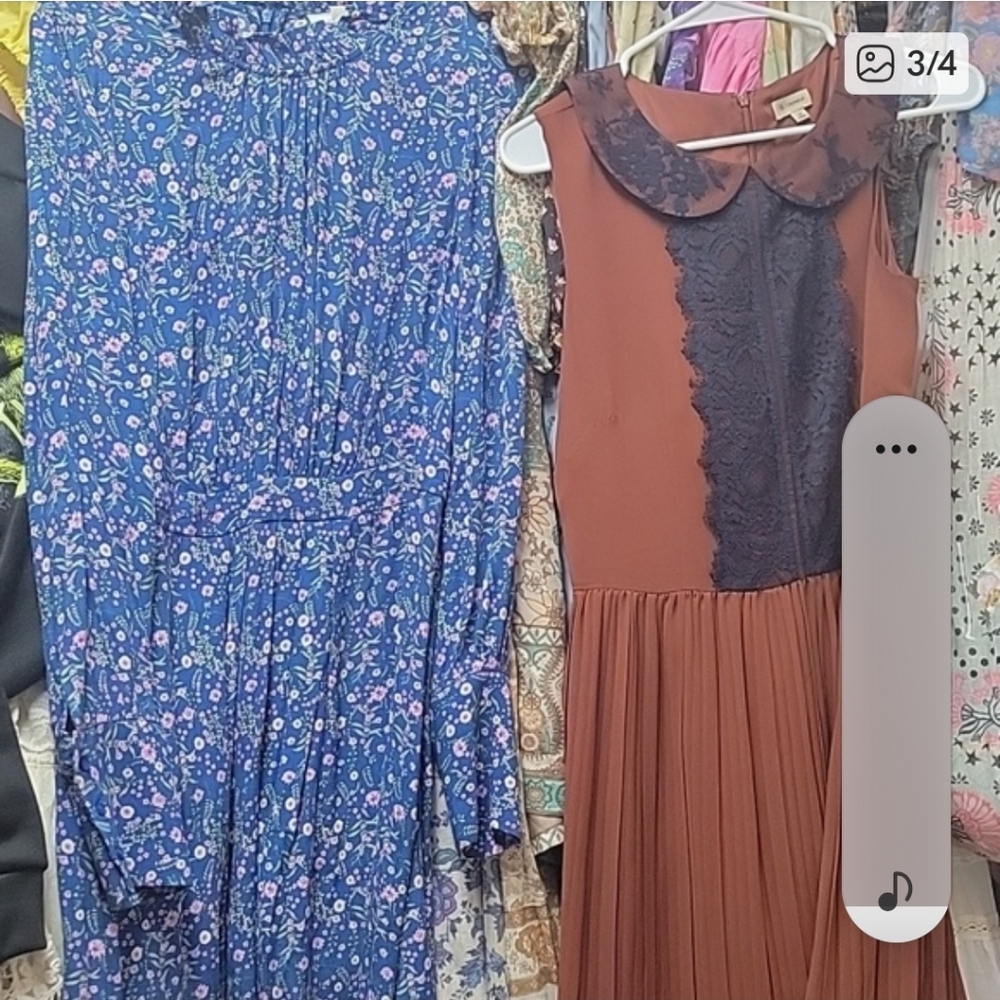 Floral Blue Dress